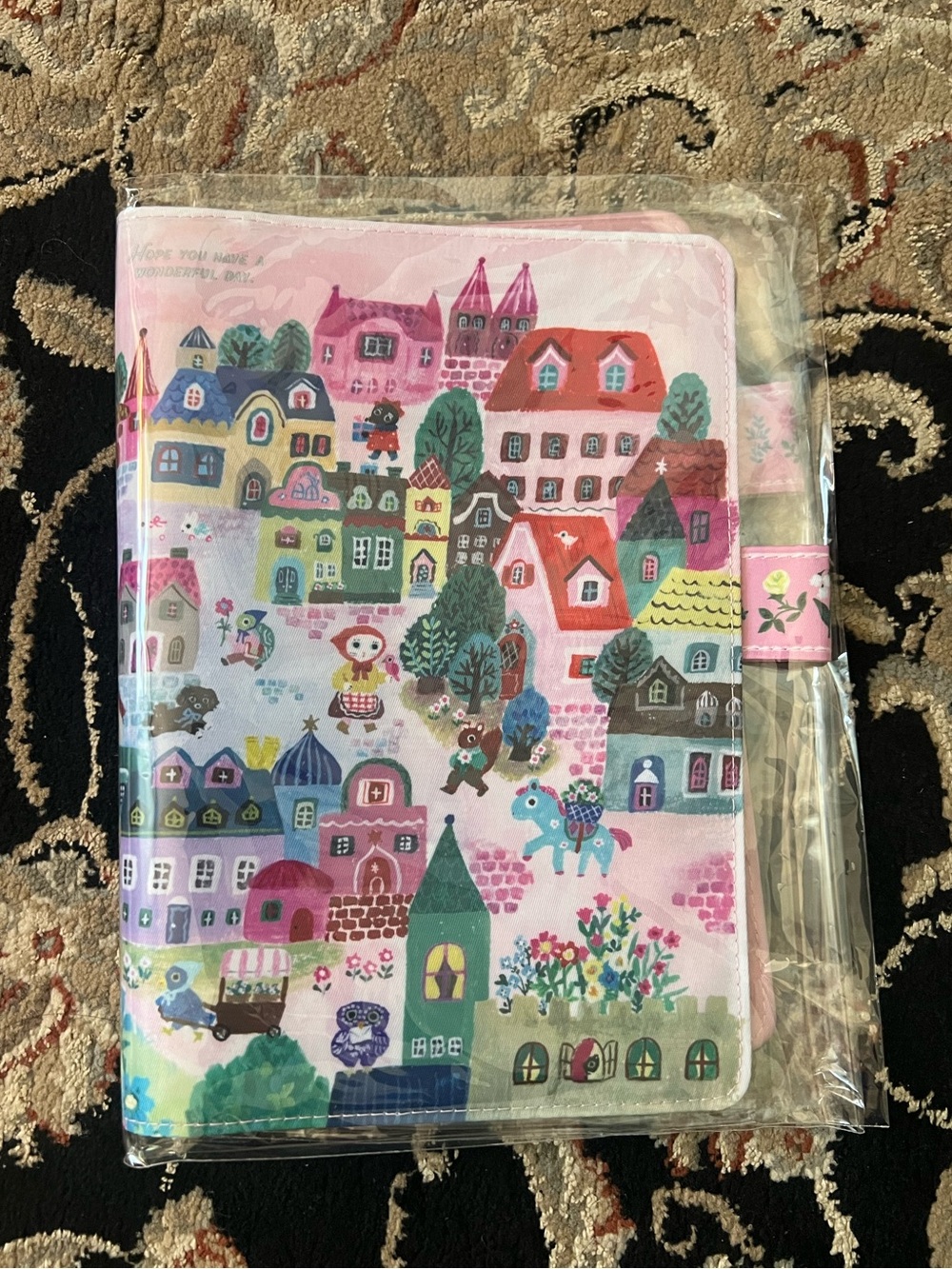 Hobonichi Techo Cousin Cover & matching pencil board - Cat Village